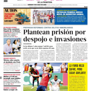 Edición PDF — la voz de la frontera 20260711