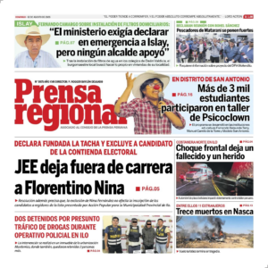 Edición PDF — prensa regional 20260802