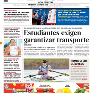Edición PDF — la voz de la frontera 20260806