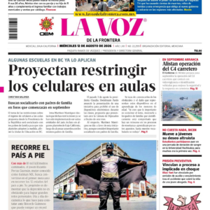Edición PDF — la voz de la frontera 20260812