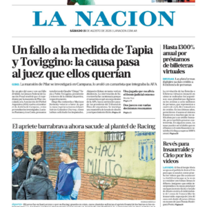 Edición PDF — la nacion 20260815